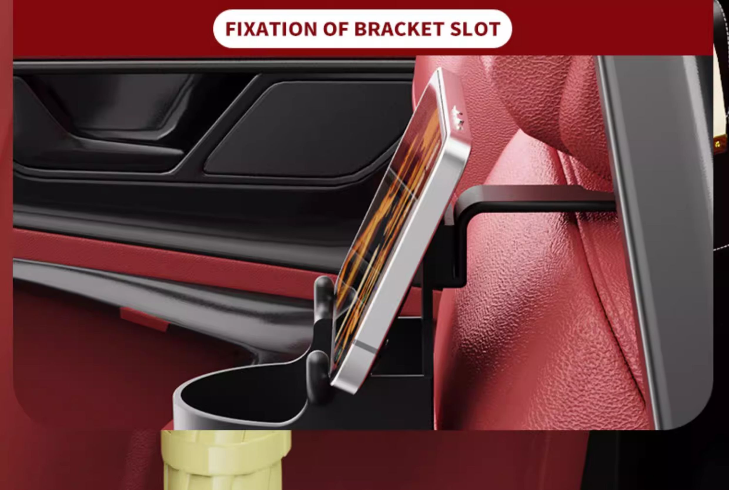 Car hook storage box, seat back drink cup holder, rear storage car cup holder, car interior accessories
