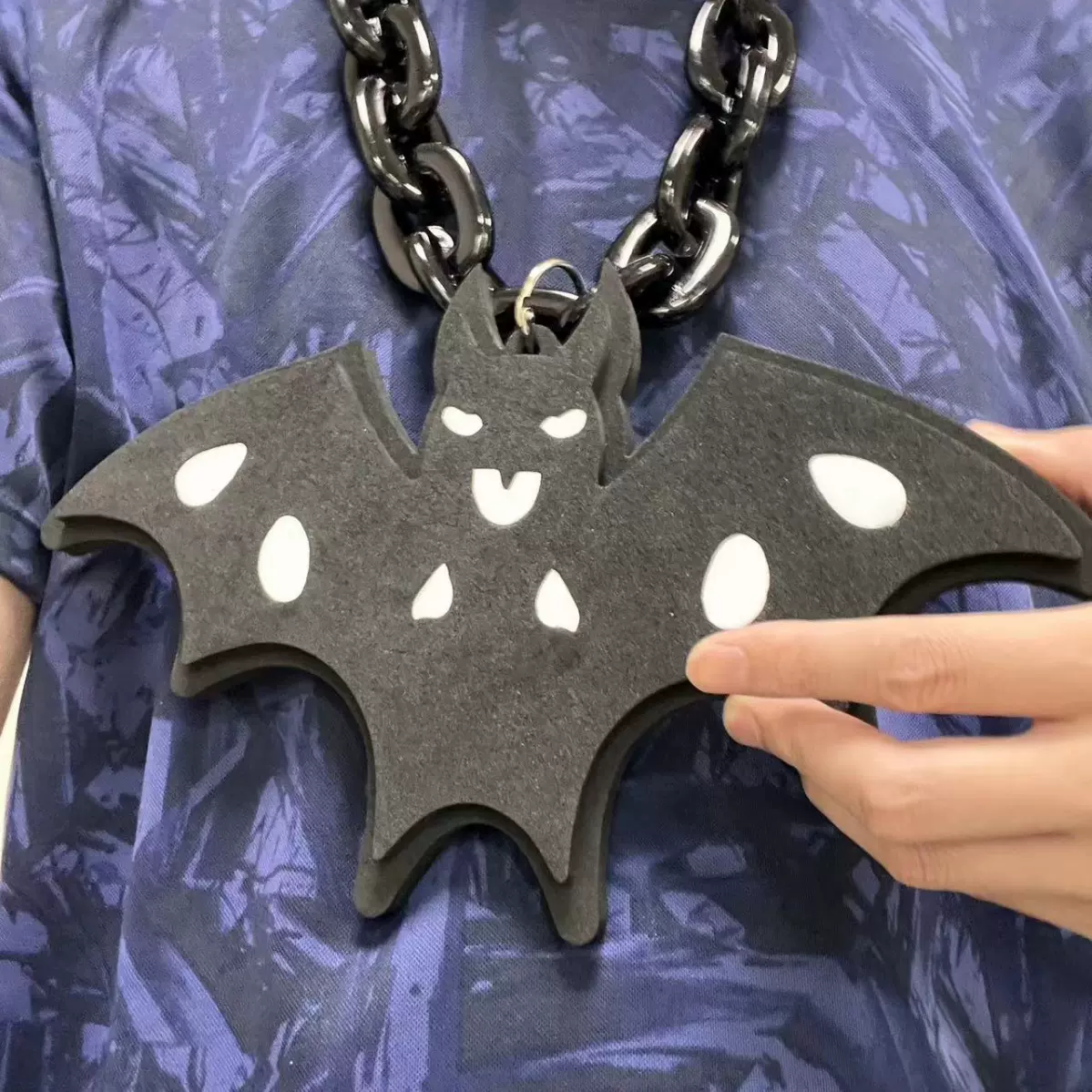 嘻哈泡沫项链eva吊坠球迷3D奖牌批发塑料项链饰品配件项链钥匙扣