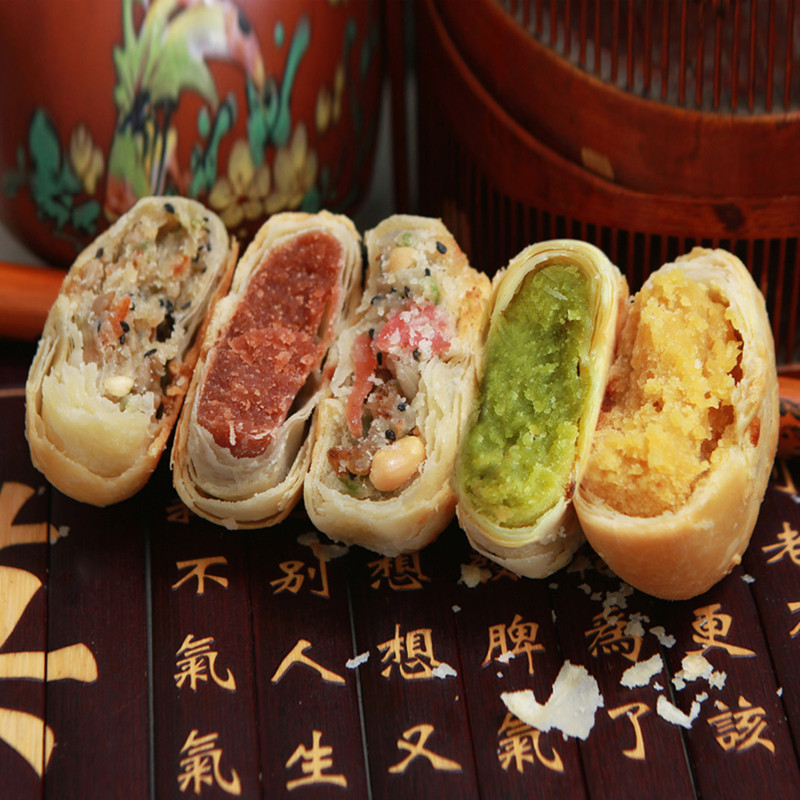 【整箱4斤】老五仁酥皮月饼苏式散装多口味手工中秋月饼黑芝麻|undefined