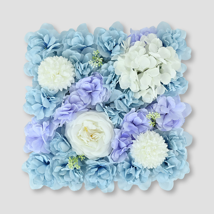 Pared de flores simuladas, rosas, hortensias, fondo artificial para bodas, pared para fotografía de bodas, flores falsas, accesorios de decoración para el hogar