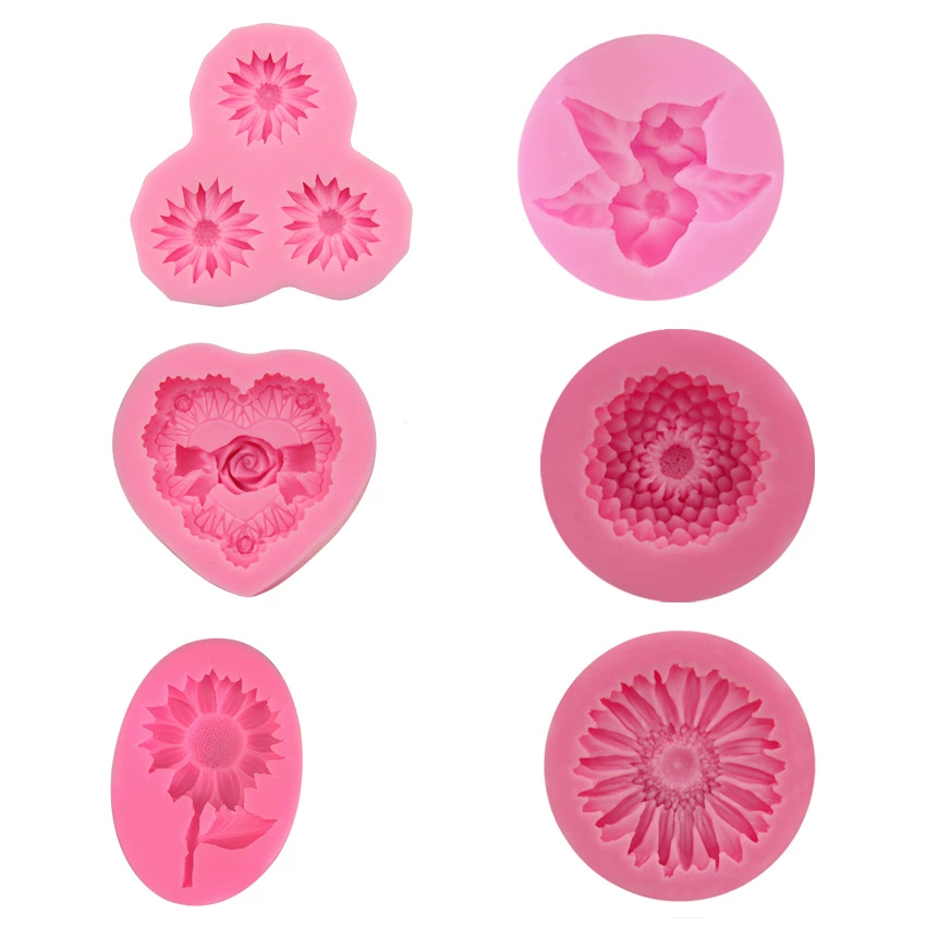 Серия дизайна Daisy Flower Flond Sugar Cake Model Candy Pudding Jelly Model West Point Выпечка DIY оборудование Яйцо