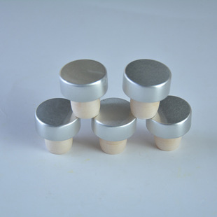 Lu Cover Cork Ceramic Bottle Polymer Stopper Red Yellow Wine Bottle Cap Wooden Wine Bottle Cap Polymer Stopper