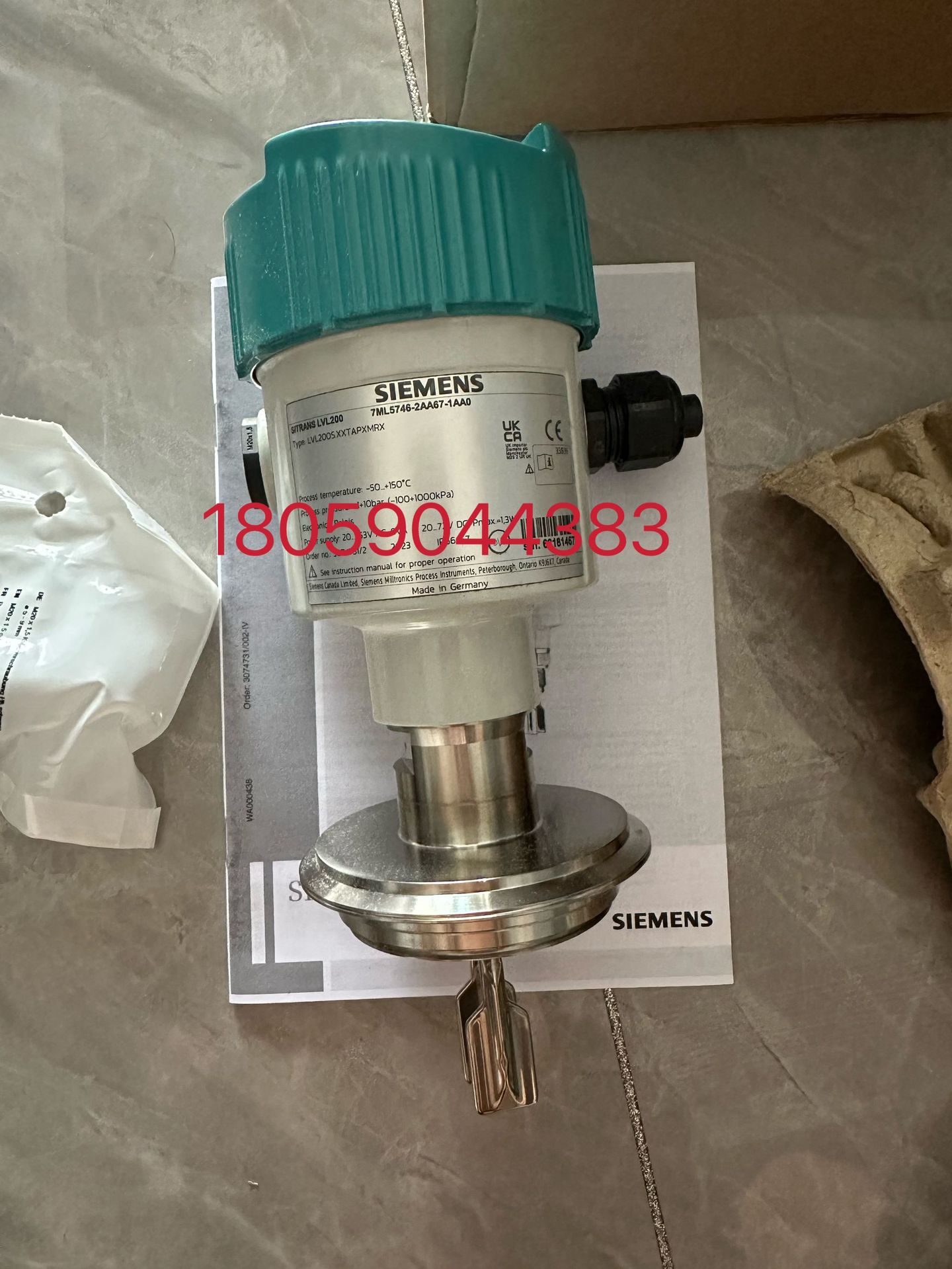 西门子变送器7ML5746-2AA67-1AA0全新原装进口