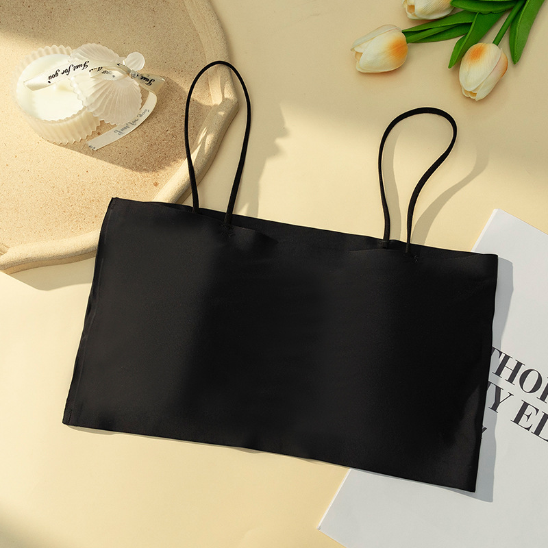 Hielo sin marcas de limpieza de pecho con un cinturón de pecho anti-fuerte chaleco ropa interior de mujer un bra de belleza con almohadilla de pecho