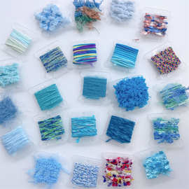 原创设计辅料小样特色线花边包装绳藏族毛线辫子脏辫发绳配件