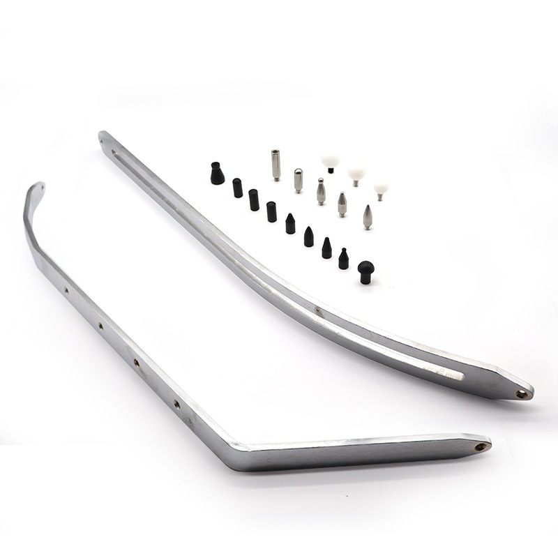 Herramienta de reparación de depresión del automóvil hoja de pintura sin metal reparación del cuerpo rueda de conformación sin fisuras Reparación de cejas barra deslizante Placa de palanca