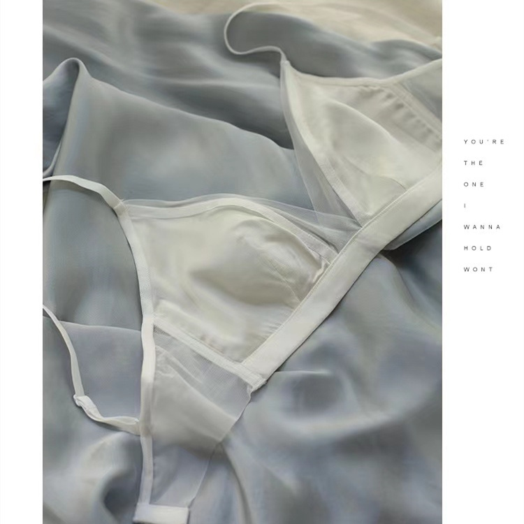 Jcsilk Double-Sided Silk Bra Without Underwire, Ultra-Thin Style, Starry Sky Plain Version Mulberry Silk Bra Jcsilk Double-Sided Silk Bra Without Underwire, Ultra-Thin Style, Starry Sky Plain Version Mulberry Silk Bra