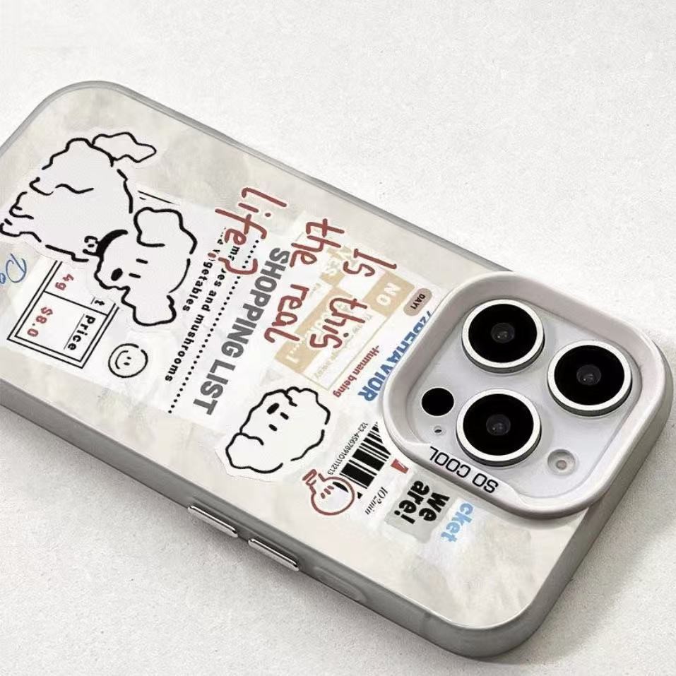 Nuevo lindo graffiti para iPhone 16 funda para teléfono móvil Apple 15promax/14/13pro12 Europa y América 11x