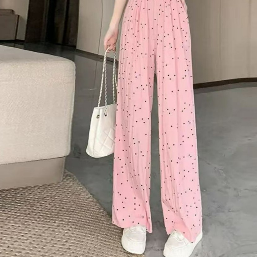 [5 días de preventa] [Pantalones de seda de algodón] Pantalones de pijama de seda de algodón para mujer