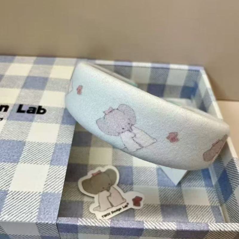 可爱小象发箍发饰海绵新款少女洗脸压发头箍气质百搭甜美少女心|undefined