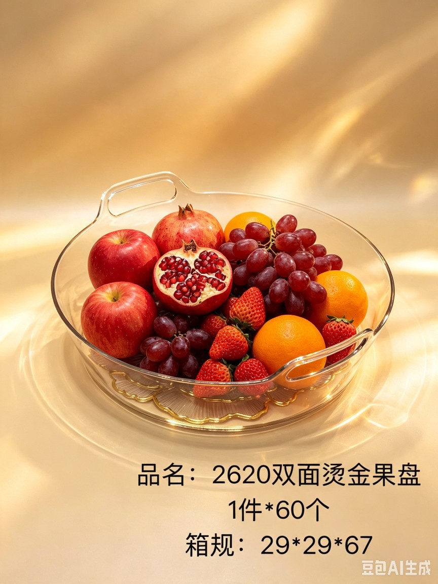 Platos de frutas acrílicos estampados platos de frutas KTV platos de plástico platos de bocadillos dulces transparentes creativos platos de frutas caseros image 5