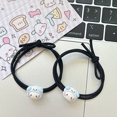 Cute KT cat hair tie minimalist Instagram girl headband couple best friends bracelet small elastic hair clip for boyfriend forest system hair tie
