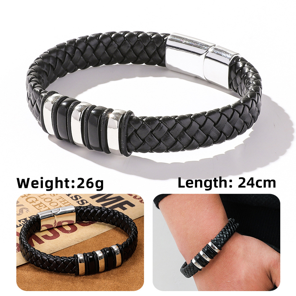 hand-woven bracelet magnetic clasp bracelet simple jewelry