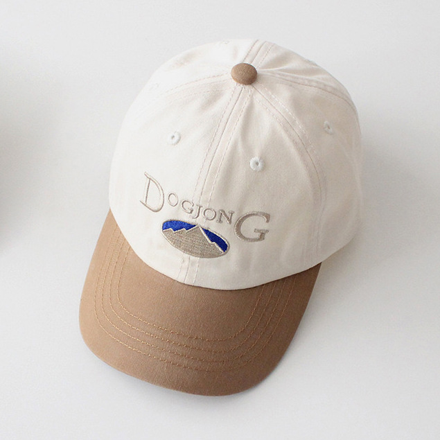 Sombreros infantiles de estilo coreano sombrero de béisbol de algodón para niños y niñas personalidad de padres e hijos bordado ajustable sombrero de lengua de pato