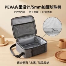 上班通勤便当包手提便携带饭的手提袋防水收纳保温饭袋一件代发