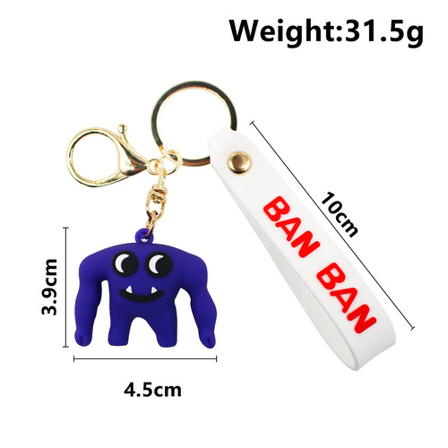 New Garten of banban garden keychain Garten of banban plush pendant Banban kindergarten pendant