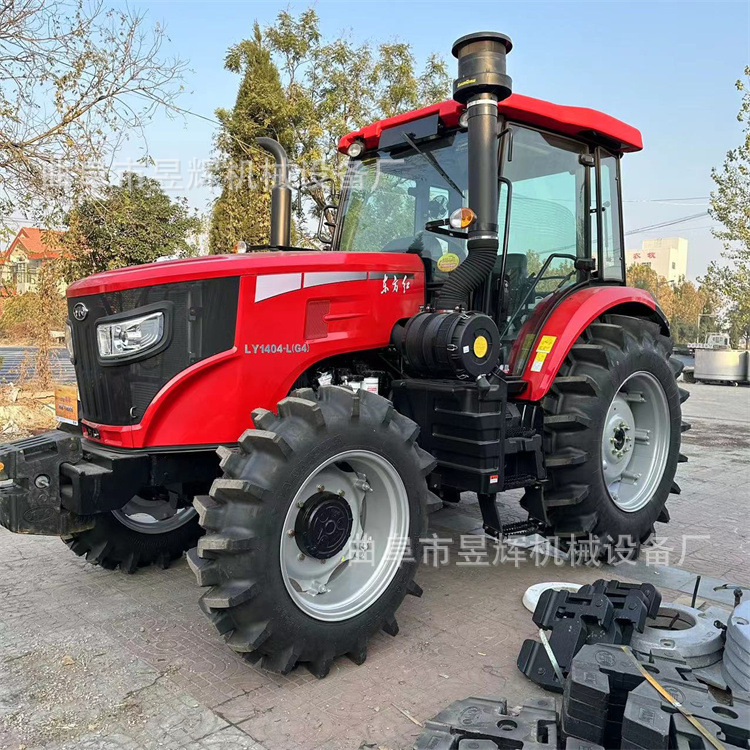 东方红LY1404四驱四缸原厂高花胎12+12档位冷暖空调四轮拖拉机
