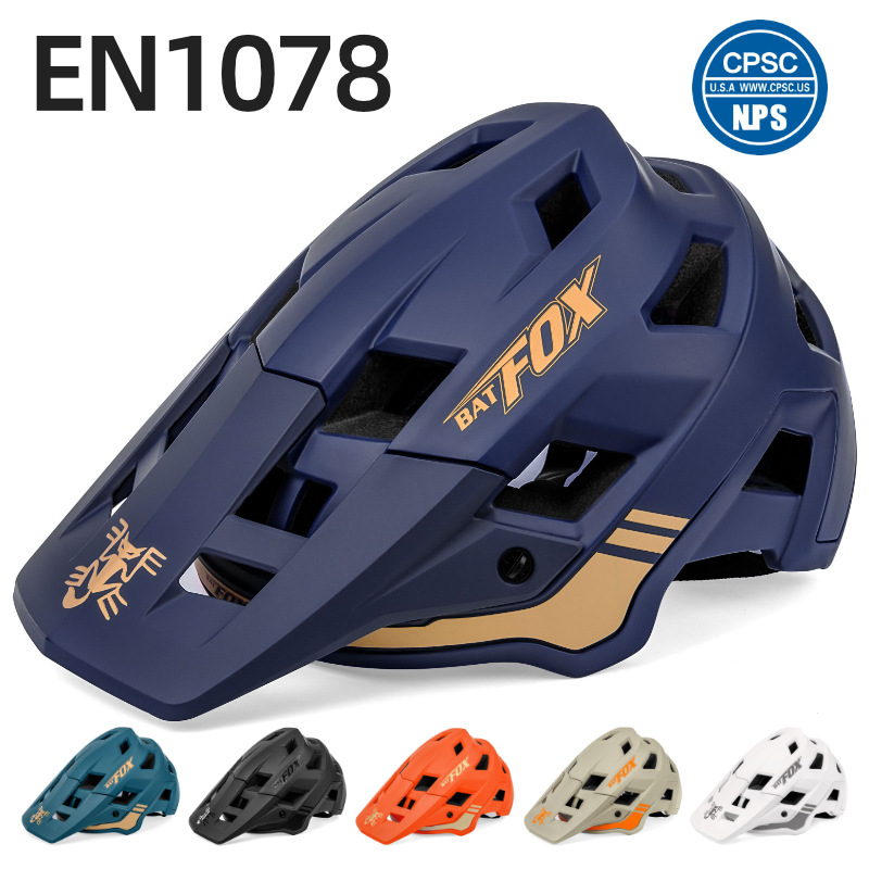 BATFOX bicicleta casco de montar MTB bicicleta de montaña casco de bicicleta moldeado integrado montaña fuera de la carretera casco