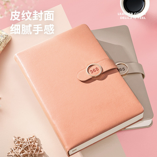 Notebook A5 with Thickened Divided Pages, Handwritten Journal, Simple Diary, Business Notebook, Gift Box with Custom Logo