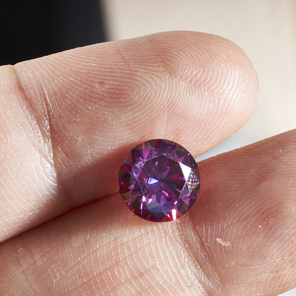 Importación galvanizado color moranita roca clara color 1 / 2 / 3 quilates color moissanita