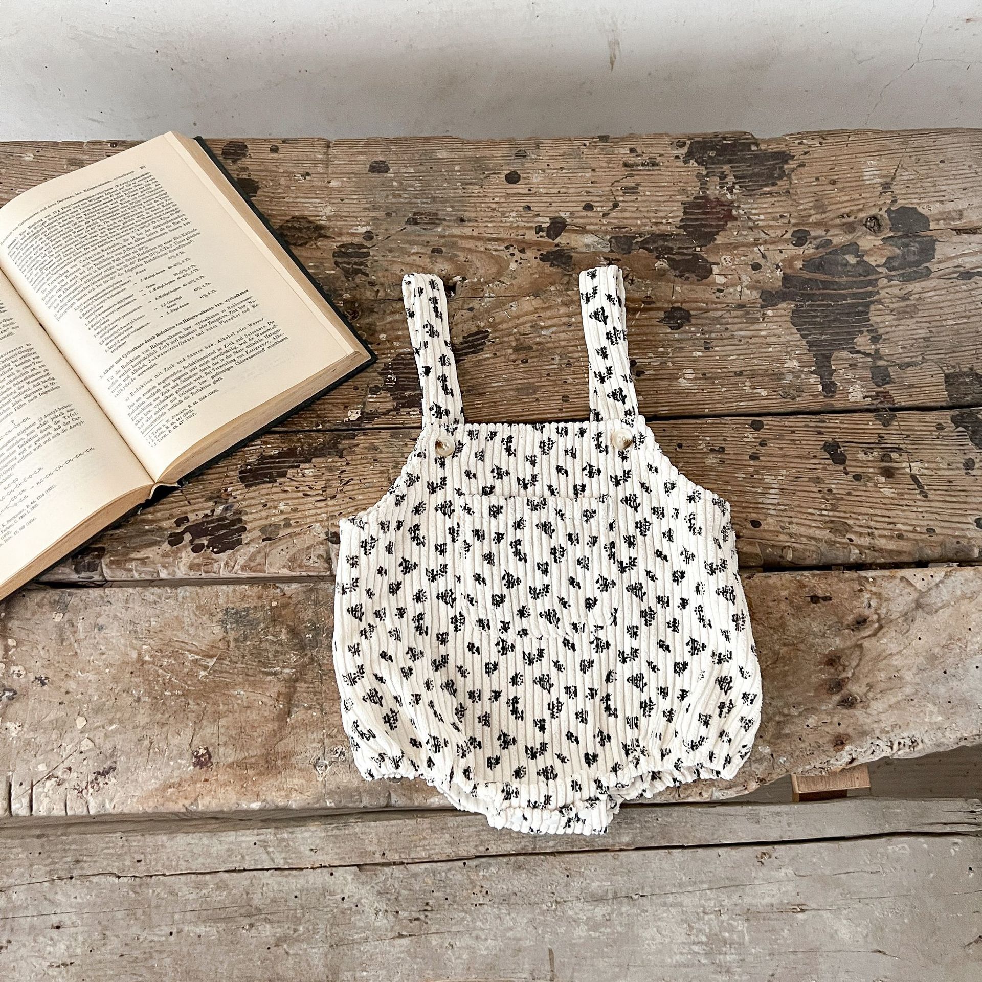 2023 primavera y otoño bebé niños y niñas impreso suspender mameluco vaina ins algodón mono mameluco