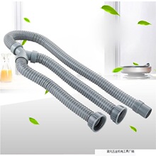 不锈钢水槽双盆Y型三通下水软管面盆拖把池洗菜盆水盆水池排水管