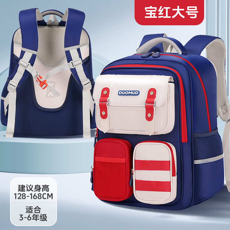 2025 nuevas nubes para reducir la carga de las mochilas escolares de los estudiantes de primaria 1-3-6 grados de gran capacidad para niños y niñas