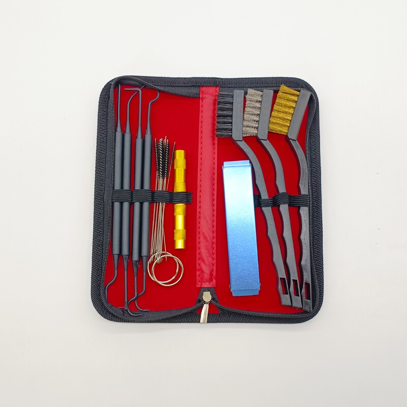Amazon Cross-Border Airbrush Cleaning Set, Airbrush Tool Carburetor Cleaning Brush, Stainless Steel Cleaning Needle, Aluminum Case