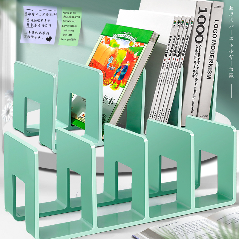 Soporte de libro soporte de lectura titular de libro escritorio estantería escritorio fijo Almacenamiento de libros artefacto tablero de partición soporte de escritorio clase