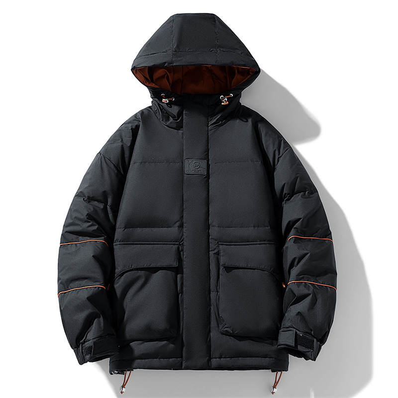 90 chaquetas de pareja de invierno al aire libre a prueba de viento originales de alta calidad chaquetas cortas de chaquetas blancas para hombres y mujeres