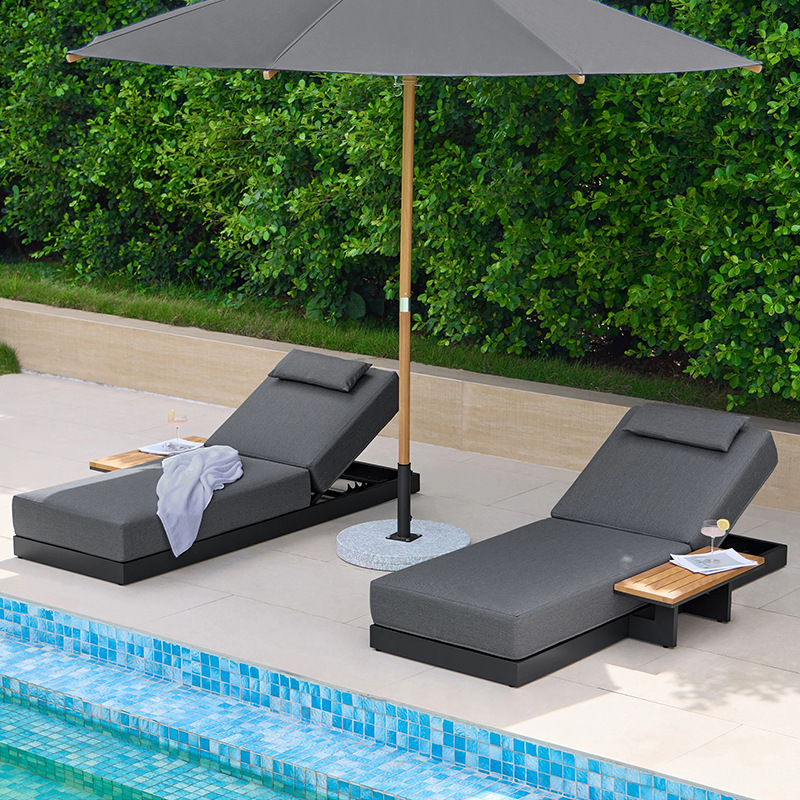 Sofá al aire libre patio jardín al aire libre muebles de hotel villa terraza impermeable sofá de aluminio diseñador image 4
