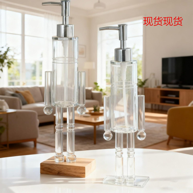 跨境Nutcracker Soap Dispenser 胡桃夹子皂液分配器洗手液装饰瓶