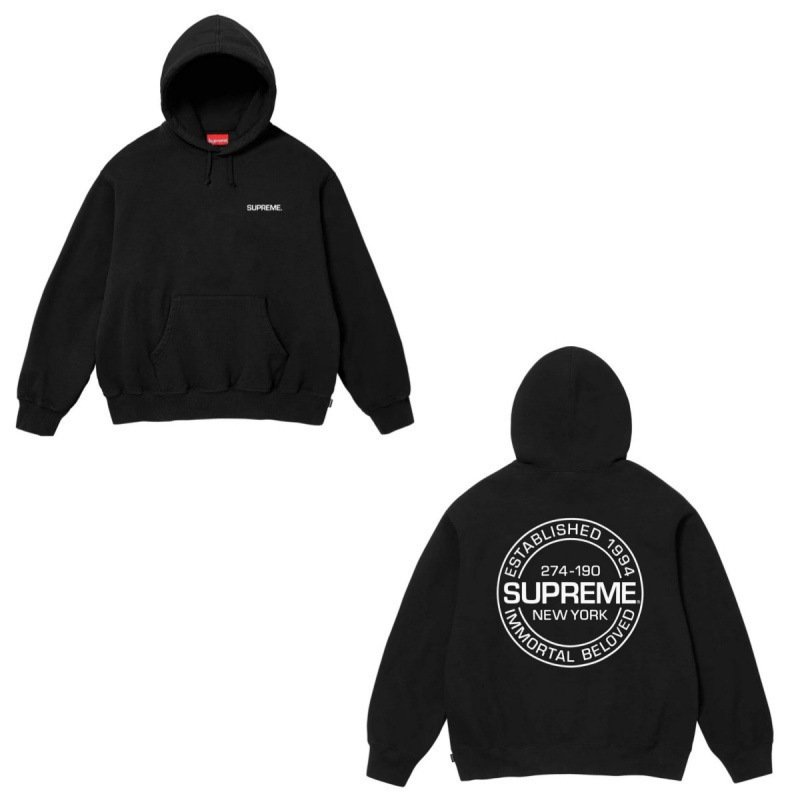 E565Supreme Immortal Hooded Sweatshirt 黑色
