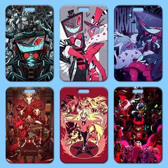 地獄客棧卡套批發塑料滑蓋學生校牌飯卡胸牌小卡通工作證卡套門禁