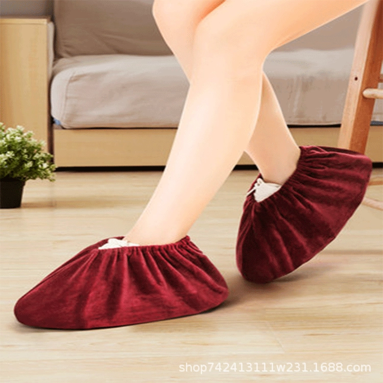  Velvet нескользящие износостойкие чехлы на обувь, дышащие гейтеры для учащихся начальной школы, оптовая продажа, увеличенная толщина