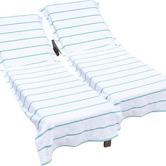 Comercio exterior simple secado rápido Silla de playa cubierta playa reclinable cubierta portátil suministros al aire libre playa reclinable toalla