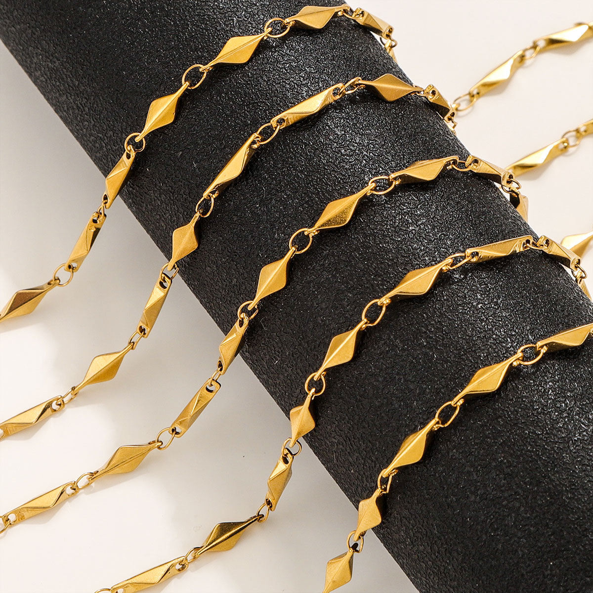 All Seasons Season Plating Design 1 Piece 304 Stainless Steel Jewelry Accessories Chain