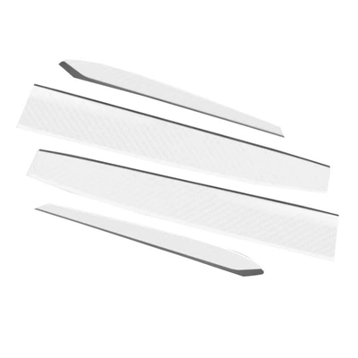 anti-scratch, Şüşə kənarı xromları/moldingləri - model3y-central-control-trim-door-trim-white