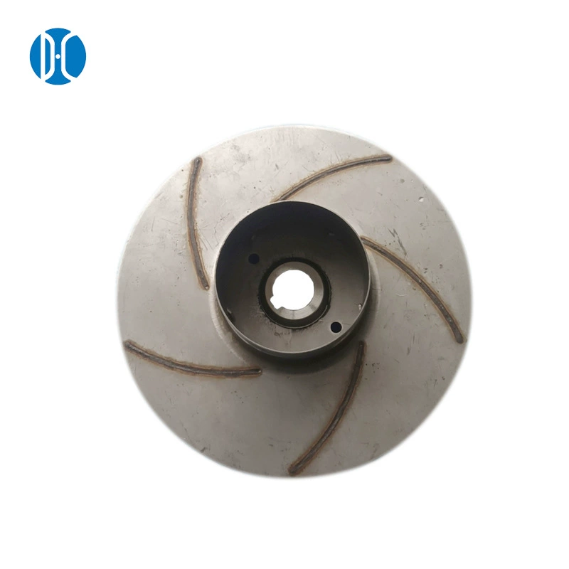 Пользовательские двухходовые кольца из нержавеющей стали рабочее колесо стандартное насосное колесо высокой мощности закрытое рабочее колесо внешней торговли 304 рабочее колесо из нержавеющей стали