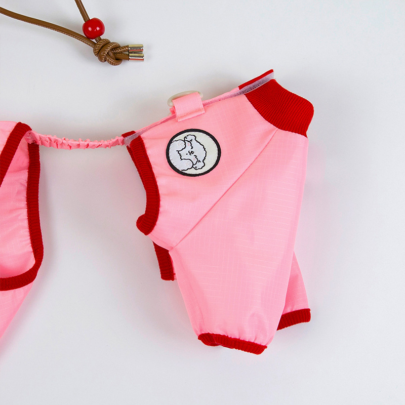 Perros pequeños y medianos, cachorros, dibujos animados lindos, pantalones a prueba de polvo de cuatro patas, mascotas, perros pequeños, piernas impermeables