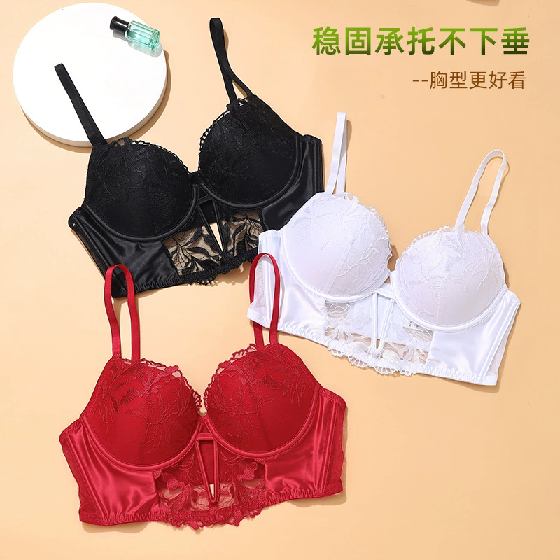 Vest, lace thin bra top, supporting sexy underwear, french style