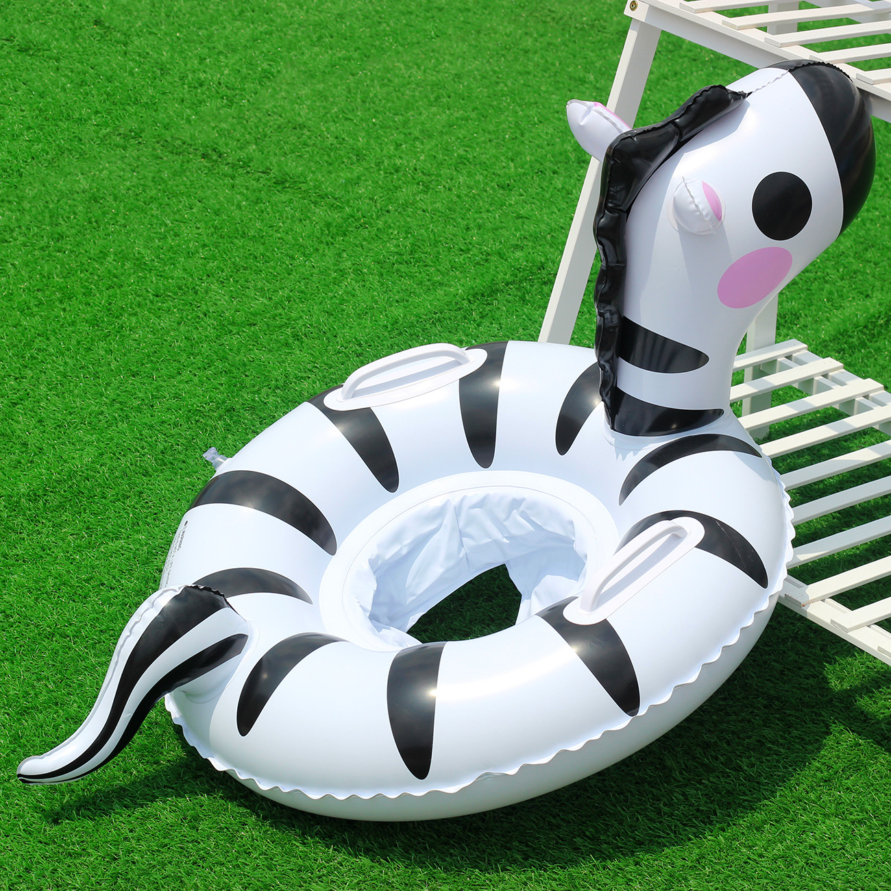 Nuevo asiento inflable para niños en forma de avión/barco, juguete acuático para exteriores con volante. image 26