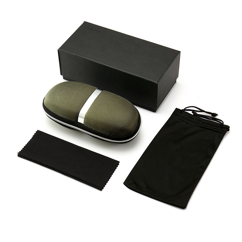 New fashion sunglasses packaging suit folding carton glasses box mirror cloth variety of suit combination free choice