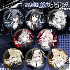 明日の方舟ゲームの大きいバッジの日服の5周年のヴィシュデルの魔王の周辺の双閃大バッジ