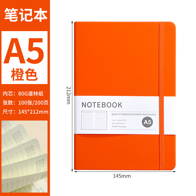 Transfronterizos Amazon A5 cuaderno de escritorio personalizado de negocios engrosado cuaderno de notas de estudiantes cuaderno de mano