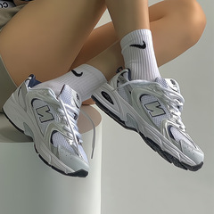 莆田高バージョンnb530灰銀男女モデル純原ネット夏カップルスポーツレジャーおじさん靴