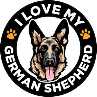 I Love My German Shepherd��ϩ���N��-����Ʒ�N���U��܇����܇