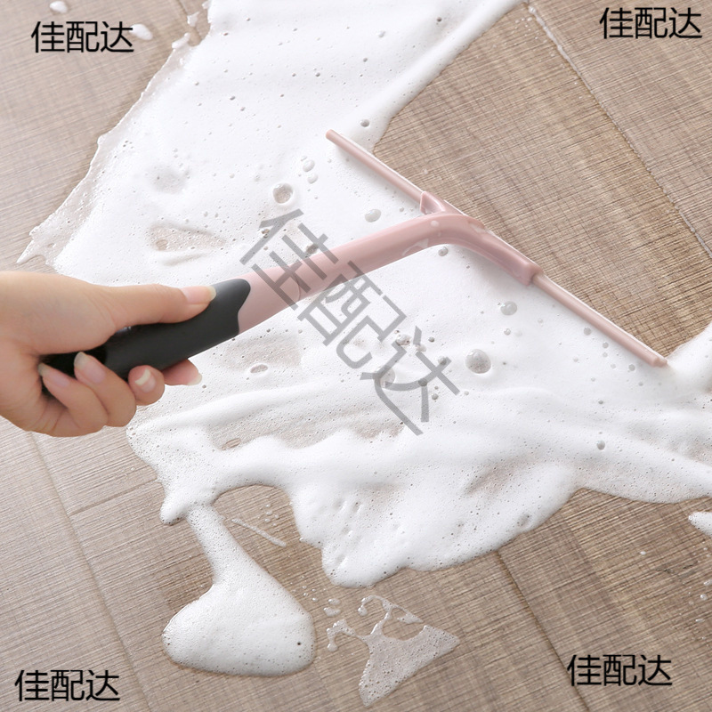 Household Detachable Single-Sided Silicone Bathroom Cleaning Mirror Scraper Wall Glass Wiper Office Housekeeping Tool