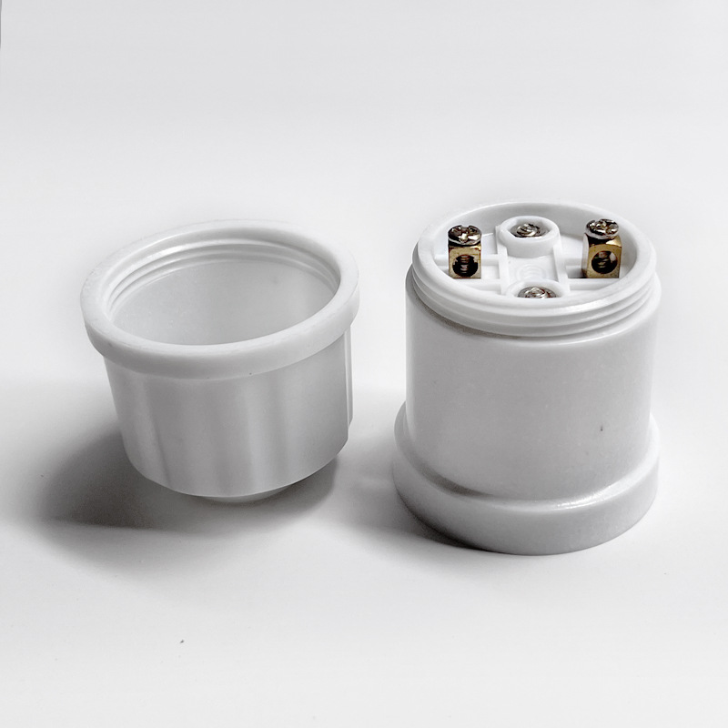 Portalámparas Redondo E27 al por Mayor, Portalámparas Colgante con Rosca, Base de Lámpara de Superficie, Lámpara LED, Accesorios para Lámparas LED Empotradas, Accesorios de Iluminación