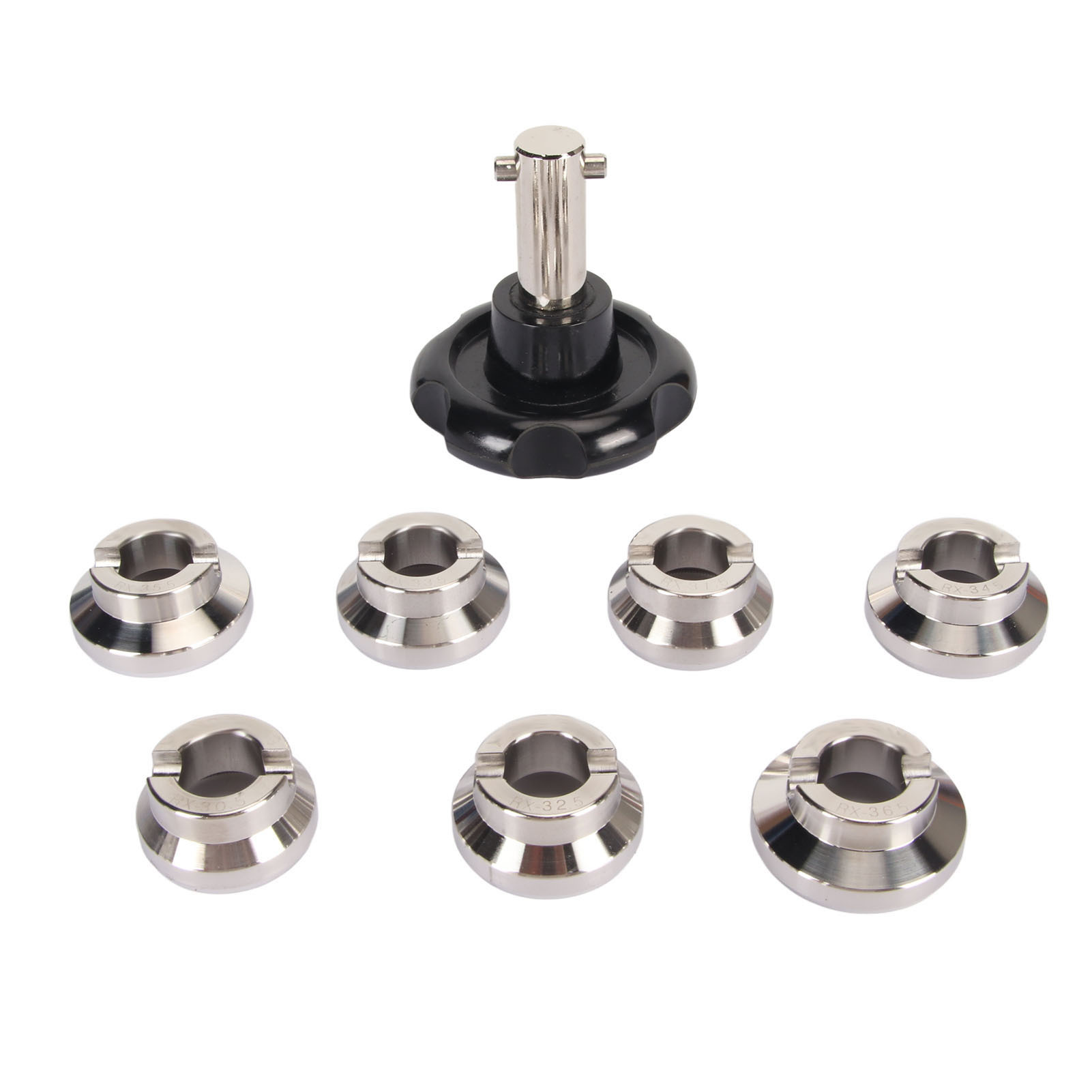 钟表工具 7粒手轮开表匙 旋转式开手表后盖工具套装NO.5539开表器